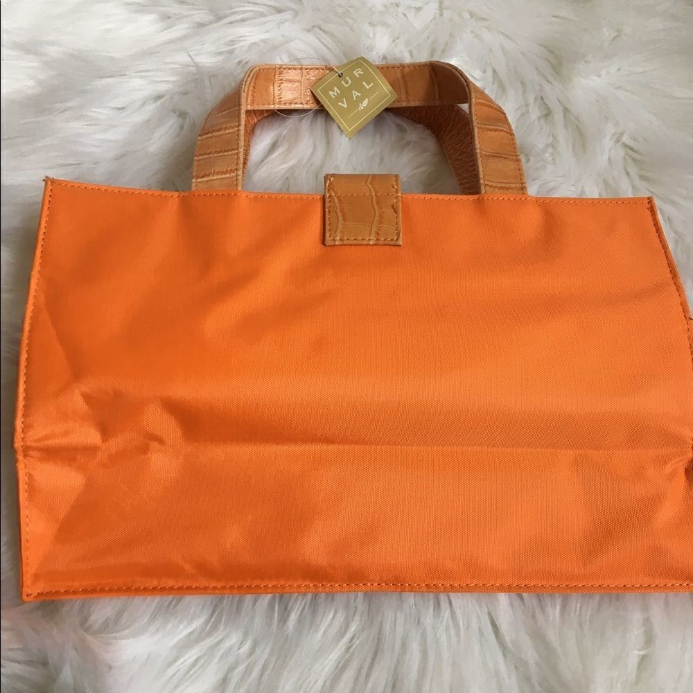 Orange Nylon Bag  - Picture 3 of 7